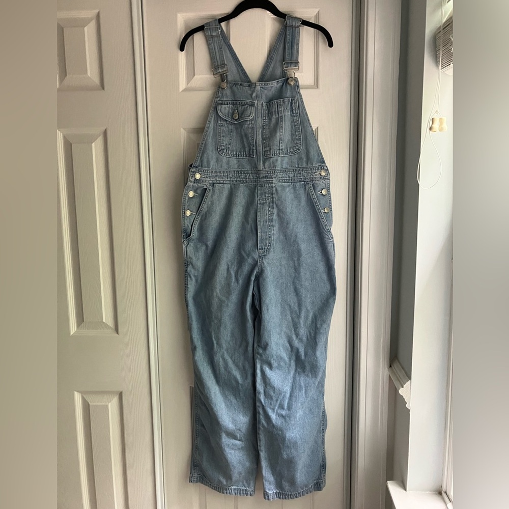 GAP overalls farmer jeans loose baggy wide leg Vintage Y2K Casual Denim Blue M